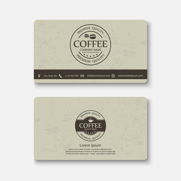 Business card template.vector