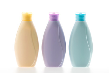 Wall Mural - Body lotion bottles