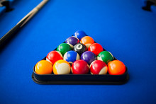 Pool Balls In Triangle