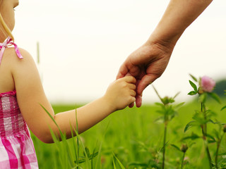 Wall Mural - mother and daughter