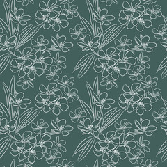  Floral sketch pattern