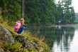 © sianc - girl fishing on a lake