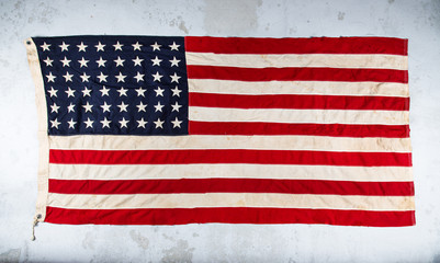 Grunge American flag