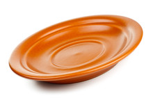 Brown Ceramic Saucer