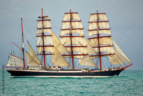 Sailing ship. Series of ships and yachts © Alvov