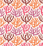 abstract coral underwater summer seamless pattern vector illustr