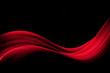 Red Waves Abstract