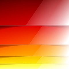 Aufkleber - Abstract yellow, orange and red rectangle shapes