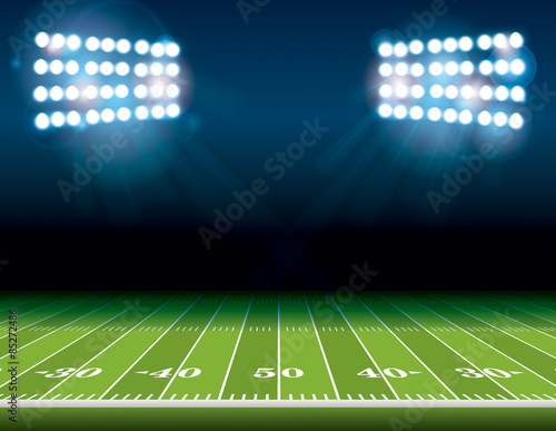 Fototapety Futbol amerykański  boisko-do-futbolu-amerykanskiego-ze-swiatlami-stadionowymi