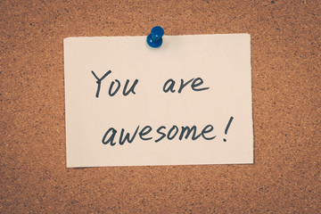 Wall Mural - you are awesome