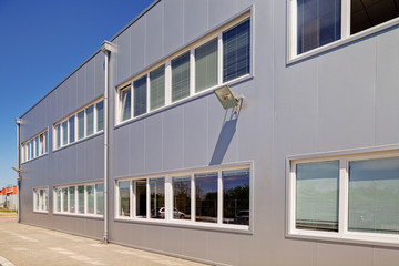 Poster - Aluminum facade on industrial building