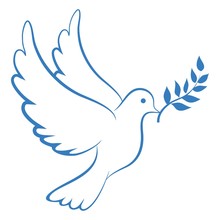 Peace Dove Blue