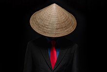 Businessman In Vietnamese Conical Hat