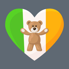 Poster - Irish Teddy Bears