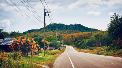 Canvas Print - Highway in Thailand