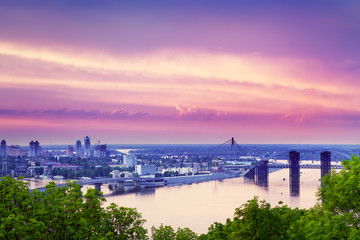 Wall Mural - Kiev At Evening