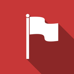 Sticker - flag flat design modern icon