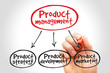 © dizain - Product management mind map, business concept