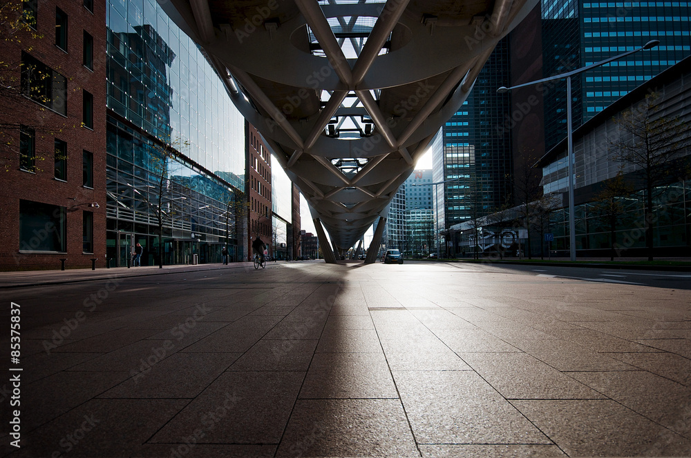 The Financial District of The Hague - obrazy, fototapety, plakaty 