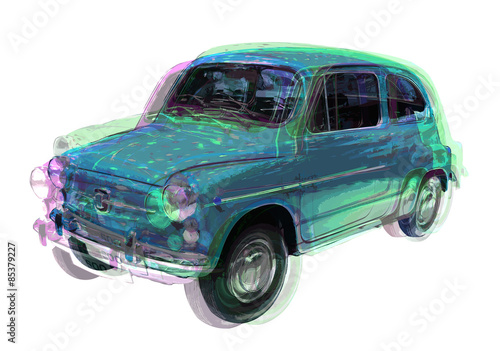 Coche pop años 60 Slika na platnu