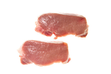 raw pork meat