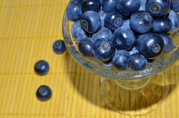 Healthy delicious blueberries