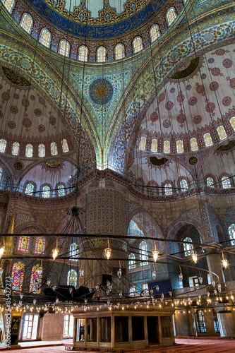 Interior Of The Blue Mosque Istanbul Turkey Buy This