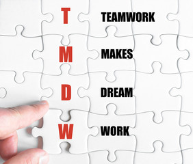 Last puzzle piece with Business Acronym TMDW