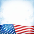 USA patriotic background with stars and stripes