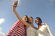 Three girls doing a selfie