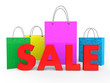 © mrhighsky - 3d shopping bags with sale text