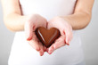 © 5second - Woman's hands with chocolate heart