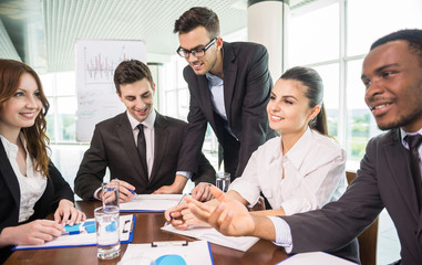 Canvas Print - Business conference