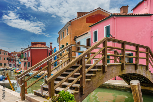 Naklejka na drzwi Venice, Burano