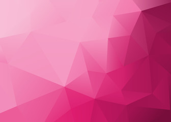 Abstract Low Poly Pink Background 