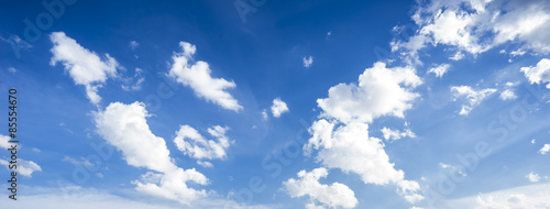 Obraz w ramie Beautiful clouds and blue sky