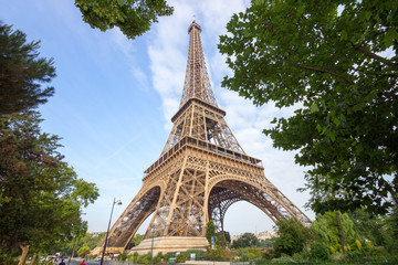 the eiffel tower in paris, france