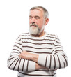 © kostyha - Portrait of an old man with a beard, retired