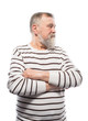 © kostyha - Portrait of an old man with a beard, retired