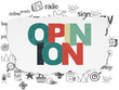 © Maksim Kabakou - Advertising concept: Opinion on Torn Paper background