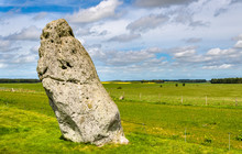 The Heel Stone Near Stonehenge - England