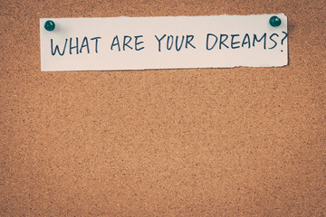 Wall Mural - What are your dreams