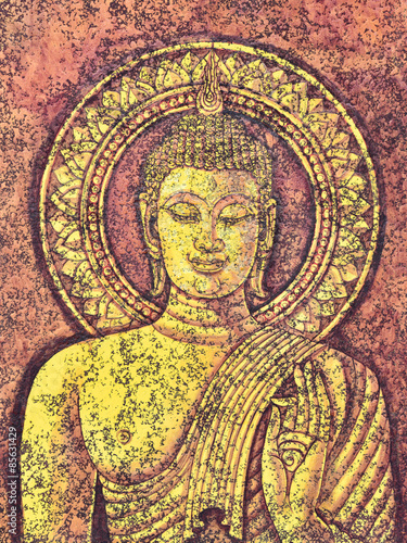 Obraz na plátně Buddha malba akrylem