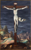 Granada - crucifixion paint from in Monasterio de la Cartuja 