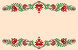 © Szasz-Fabian Jozsef - Vintage label with traditional Hungarian floral motives