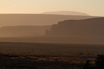 Sticker - Sonnenuntergang beim Monument Valley