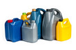 Plastic canisters for machine oil