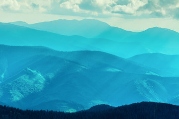 Wall Mural - Mountain range  in summer