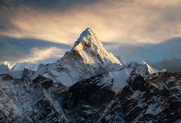 Wall Mural - Ama Dablam on the way to Everest Base Camp