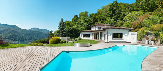 villa with swimming pool